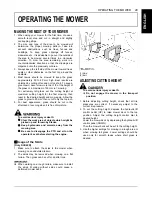 Preview for 49 page of Kubota ZD326 Operator'S Manual