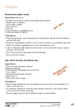 Preview for 17 page of Kuchef GTM-8216 Instruction Manual