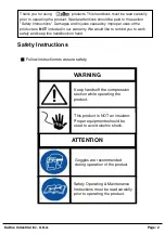 Preview for 6 page of KUDOS HYCP-400 Safety Operating & Maintenance Instructions