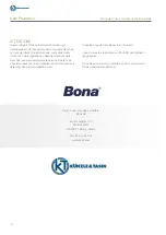 Preview for 134 page of Kunzle & Tasin Bona Belt Series Operating Manual