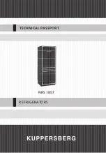 Preview for 1 page of Kuppersberg NRS 1857 Technical Passport