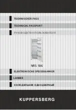 Preview for 1 page of Kuppersberg NRS 186 Technical Passport