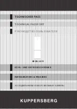 Preview for 1 page of Kuppersberg RFCN 2011 Technical Passport