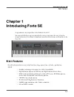 Preview for 11 page of Kurzweil Forte SE Musician'S Manual