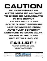 Preview for 3 page of KUSSMAUL AUTO-PUMP 091-9B-1-AD Instruction Manual