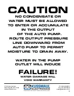 Preview for 3 page of KUSSMAUL AUTO-PUMP 091-9B-4 Instruction Manual