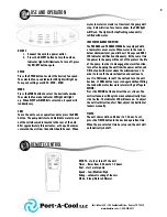 Preview for 3 page of KUULAIRE PACKA44 Owner'S Manual