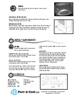 Preview for 9 page of KUULAIRE PACKA44 Owner'S Manual