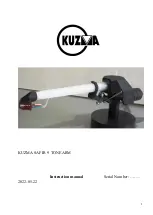 Kuzma SAFIR 9 Instruction Manual preview