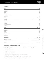 Preview for 2 page of KV2 Audio CS Series User Manual