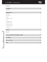 Preview for 3 page of KV2 Audio ESP4000 User Manual