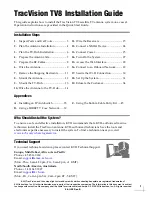 Preview for 2 page of KVH Industries tracvision tv8 Installation Manual