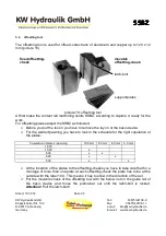 Preview for 20 page of KW Hydraulik SSBZ Operating Manual