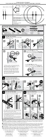 Preview for 2 page of Kwikset Deadbolt Series Quick Installation Manual