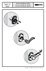 Kwikset Signature Series Austin 788AUL LH 11P Quick Installation Manual preview