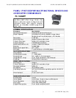 Preview for 4 page of Kyocera CUA 25307 Specifications