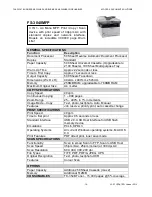 Preview for 16 page of Kyocera CUA 25307 Specifications