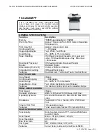 Preview for 32 page of Kyocera CUA 25307 Specifications