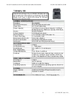 Preview for 38 page of Kyocera CUA 25307 Specifications