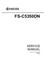 Kyocera ECOSYS FS-C5350DN Service Manual preview