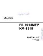 Preview for 9 page of Kyocera FS-1018MFP Service Manual