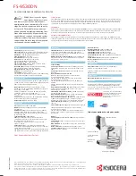 Preview for 2 page of Kyocera FS-9530DN Specification