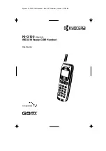 Kyocera IRIDIUM KI-G100 User Manual preview