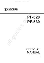 Preview for 1 page of Kyocera PF-520 Service Manual