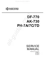 Preview for 1 page of Kyocera PH-7A Service Manual