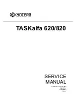 Preview for 1 page of Kyocera TASKalfa 620 Service Manual
