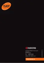 Preview for 72 page of Kyocera TJEP ST-15/50 GAS Safety And Operation Instructions