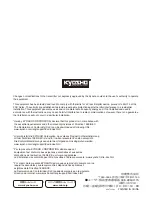 Preview for 36 page of Kyosho PERFEX KT-18 Instruction Manual