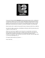 Preview for 2 page of L2 Audio GE215 Owners Manual And Instruction Manual