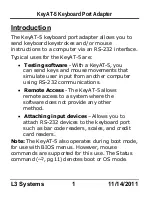 Preview for 3 page of L3 Systems KeyAT-5 Manual