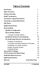 Preview for 2 page of L3 Systems KeyRF Manual