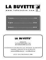 Preview for 3 page of La Buvette AQUAMIX S Operating Manual