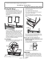 Preview for 36 page of La Cornue CornuFe 44 User'S Manual & Installation Instructions