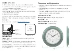 Preview for 2 page of LA CROSSE CLOCK 433-3846 Quick Start Manual