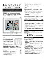 Preview for 5 page of La Crosse Technology CA85169 Quick Setup Manual