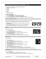 Preview for 4 page of La Crosse Technology T83653 Manual