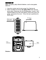 Preview for 4 page of La Crosse Technology The Weather Channel WS-9005TWC Instruction Manual