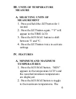 Preview for 9 page of La Crosse Technology Wireless Temperature Station WS-7013TWC Instruction Manual