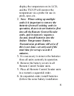 Preview for 11 page of La Crosse Technology Wireless Temperature Station WS-7013TWC Instruction Manual