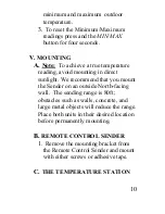 Preview for 13 page of La Crosse Technology Wireless Temperature Station WS-7013TWC Instruction Manual