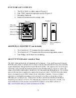 Preview for 3 page of La Crosse Technology WS-7168U Instruction Manual