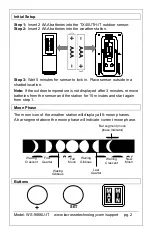 Preview for 2 page of La Crosse Technology WS-9066U-IT Instruction Manual