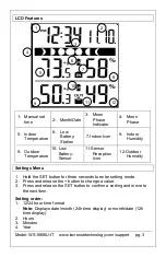 Preview for 3 page of La Crosse Technology WS-9066U-IT Instruction Manual