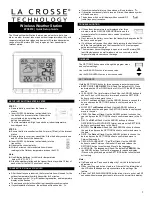 Preview for 1 page of La Crosse Technology WS6818 Quick Setup Manual