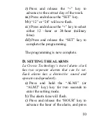 Preview for 11 page of La Crosse Technology WT-2165 Instruction Manual