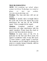 Preview for 16 page of La Crosse Technology WT-2165 Instruction Manual